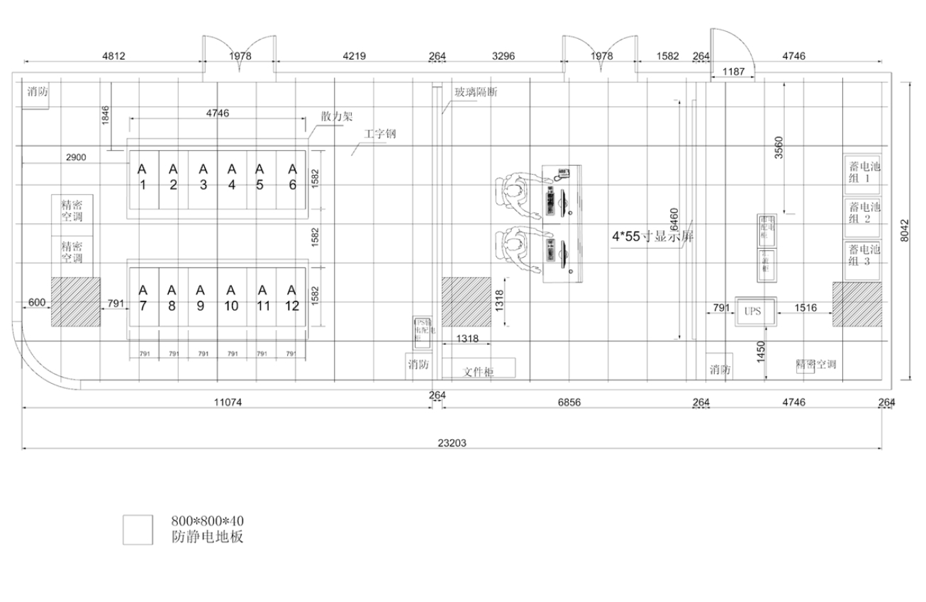 機房防靜電地板圖